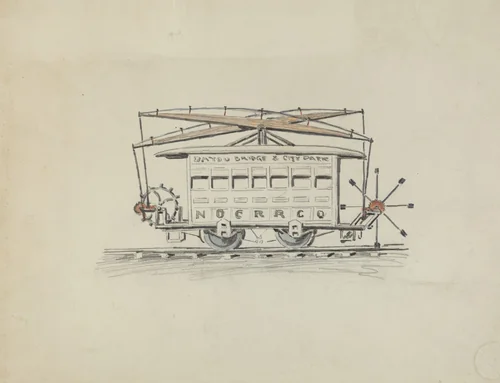 Street Car by American 20th Century, index of american design, 1935-1942