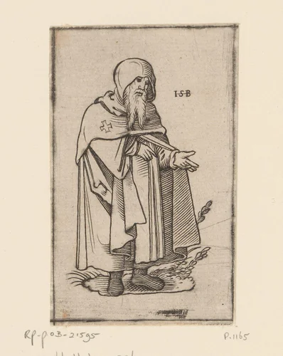 Monnik van de orde van de Sepulchrijnen by anonymous, print, 1526