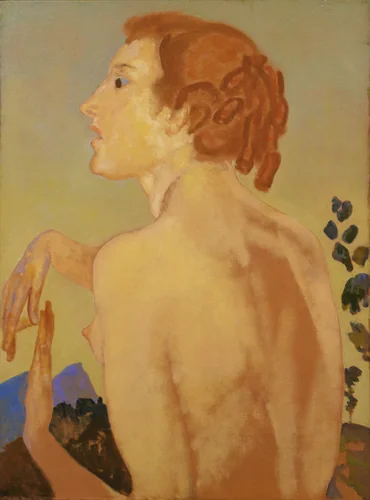 The Wine Press by Arthur B. Davies, painting, 1918