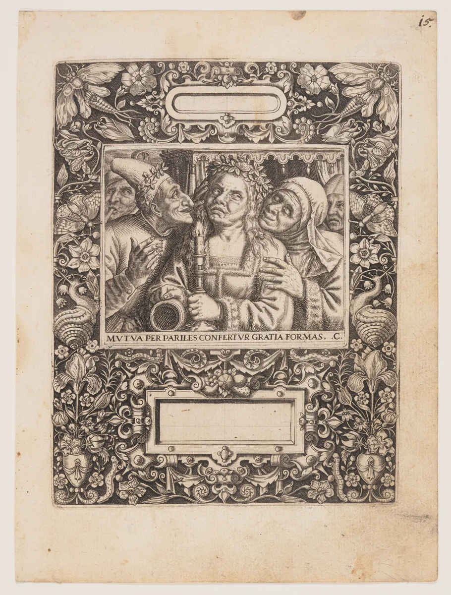 Plate from Emblemata Nobilitati et Vulgo Scitu Digna by Johann Theodor de Bry, print, 1593