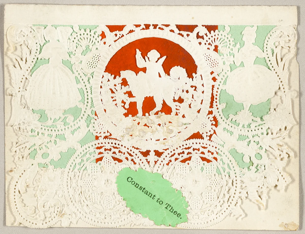 Constant to Thee (valentine) by George Meek, other, 1850-1859