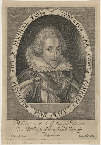 Robert Carr, Earl of Somerset by Simon van de Passe, print, 1595-1647