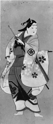 Young Actor in Male Role by Kaigetsudō, painting, 1800-1868