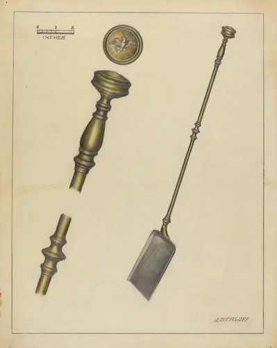 Fireplace Equipment by Jack Staloff, index of american design, 1935-1942