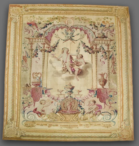 Seasons: Autumn, Bacchus by Gobelins Manufactory, textile, 1700-1799