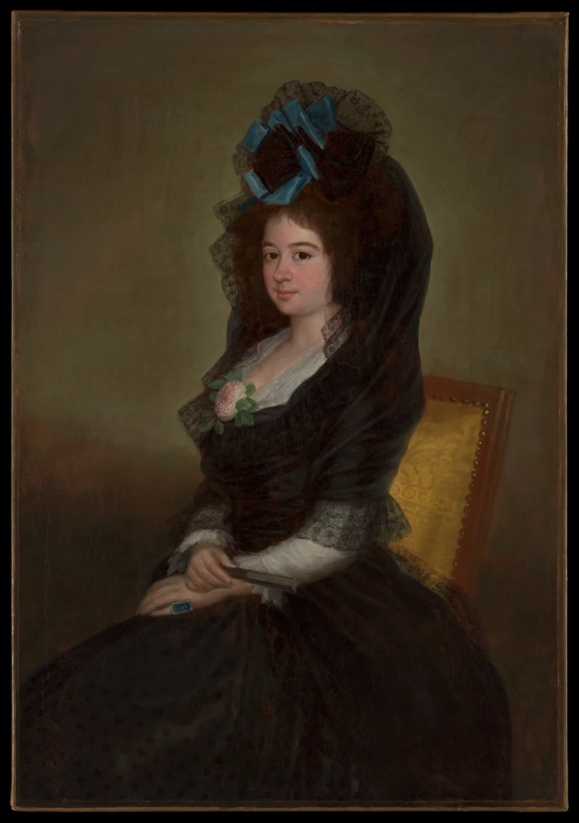 Narcisa Barañana de Goicoechea by Goya, painting, 1766-1828