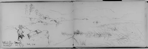 Cornwall, 1871 (from Sketchbook) by Daniel Huntington, artwork, 1870