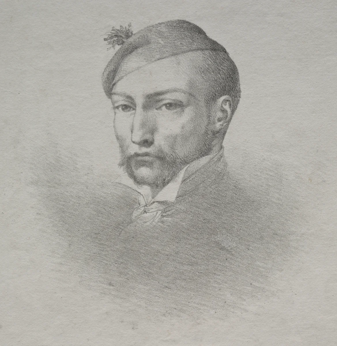 Théodore Géricault by Léon Cogniet, print, 1819-1824