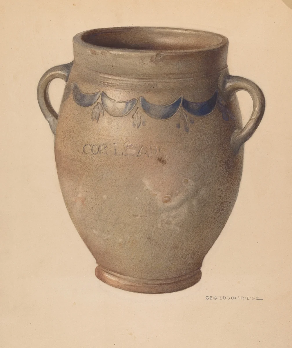 Crock by George Loughridge, index of american design, 1938