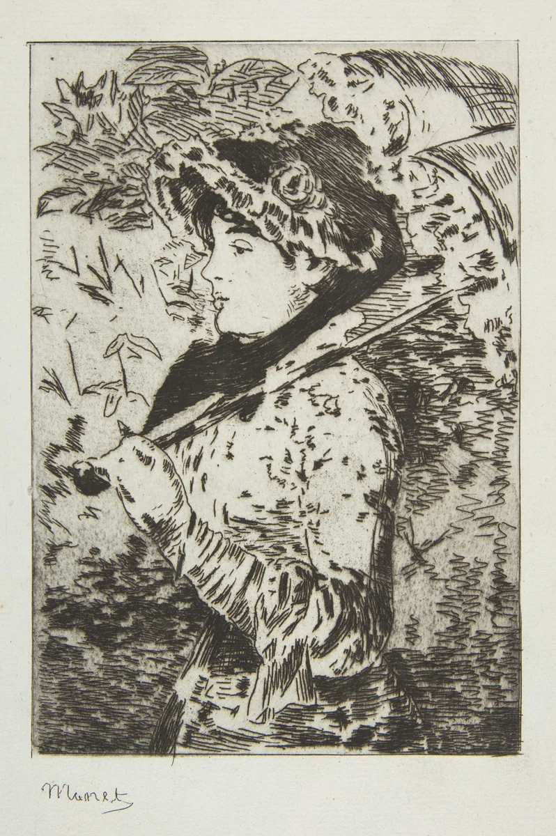 Jeanne (Spring) by Edouard Manet, print, 1882