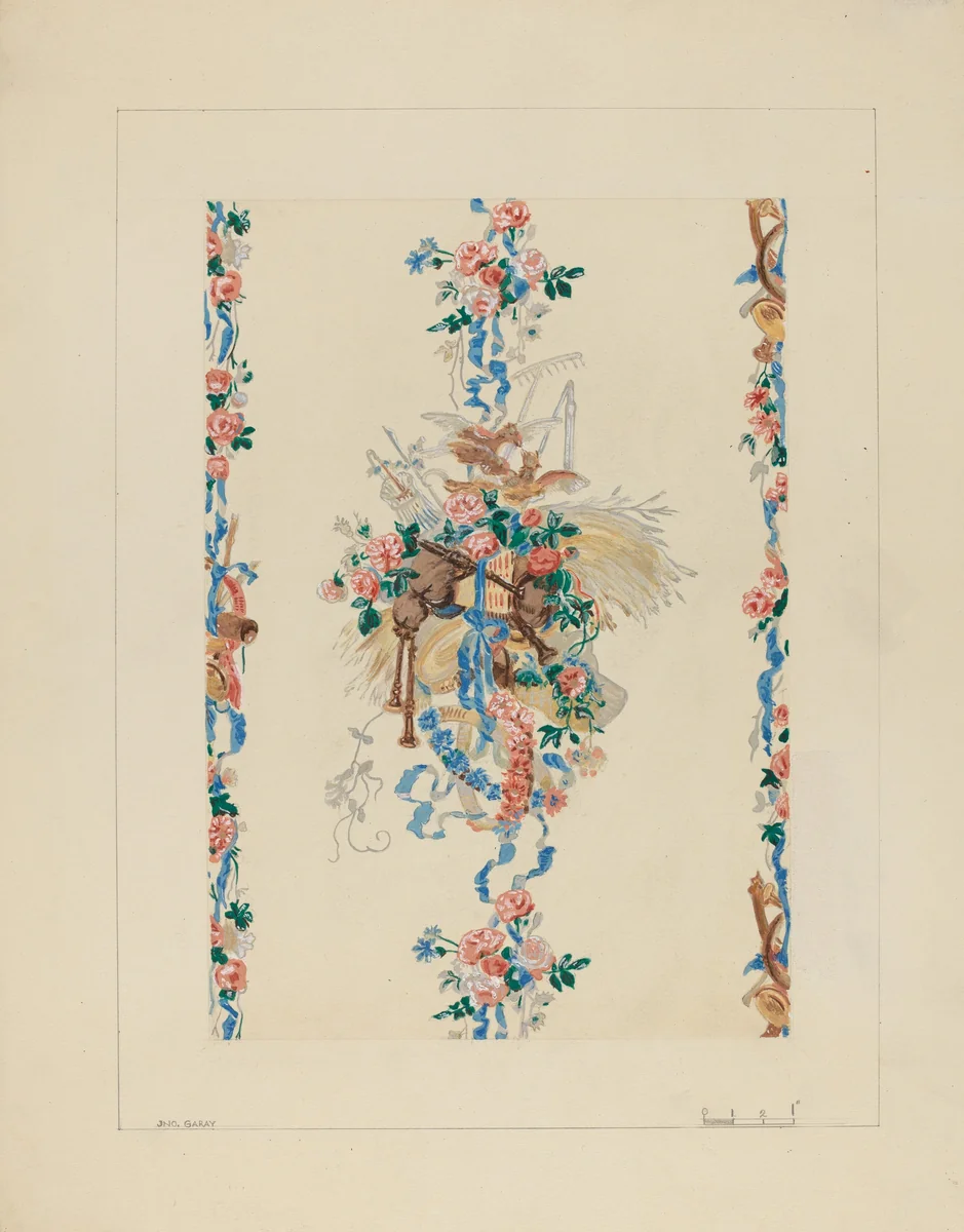 Wall Paper by John Garay, index of american design, 1937