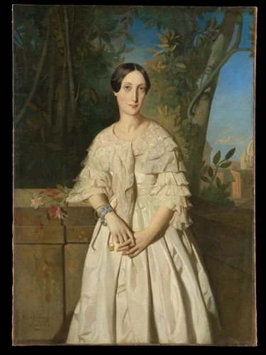 Comtesse de La Tour-Maubourg (Marie-Louise-Charlotte-Gabrielle Thomas de Pange, 1816–1850) by Théodore Chassériau, painting, 1841