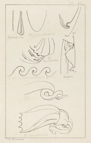 Drapery by Maria Denman; John Flaxman, print, 1829
