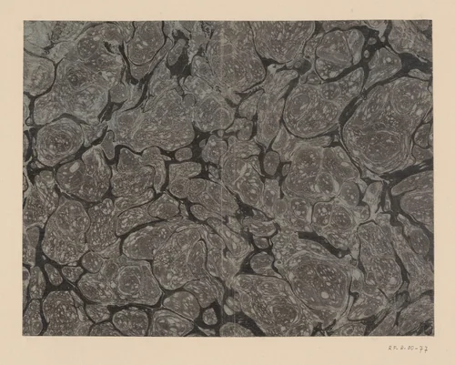 Granietmarmer in zwart en grijs by anonymous, other, 1700-1850