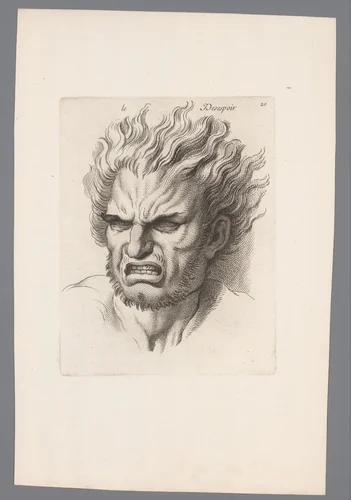 Wanhoop by Jean Audran, print, 1727