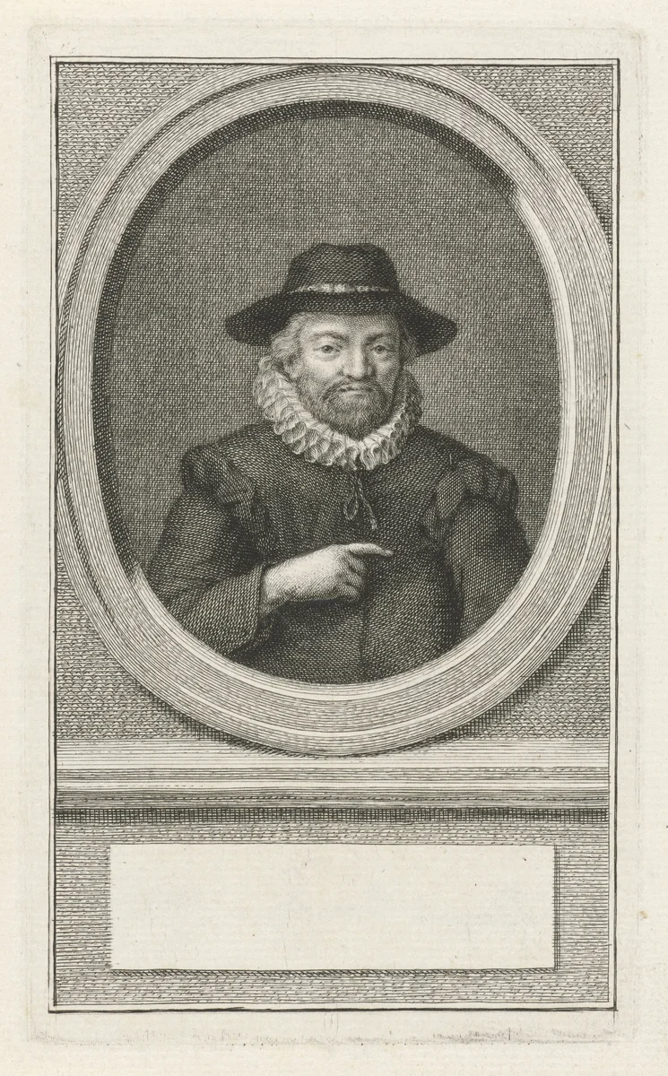 Portret van Barend Kornelisse van Keulen by Jacob Houbraken, print, 1775-1777
