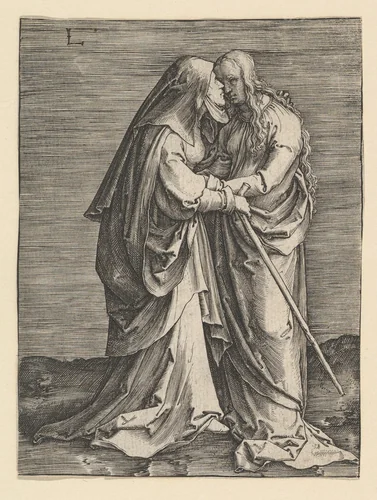 The Visitation by Lucas van Leyden, print, 1511-1521