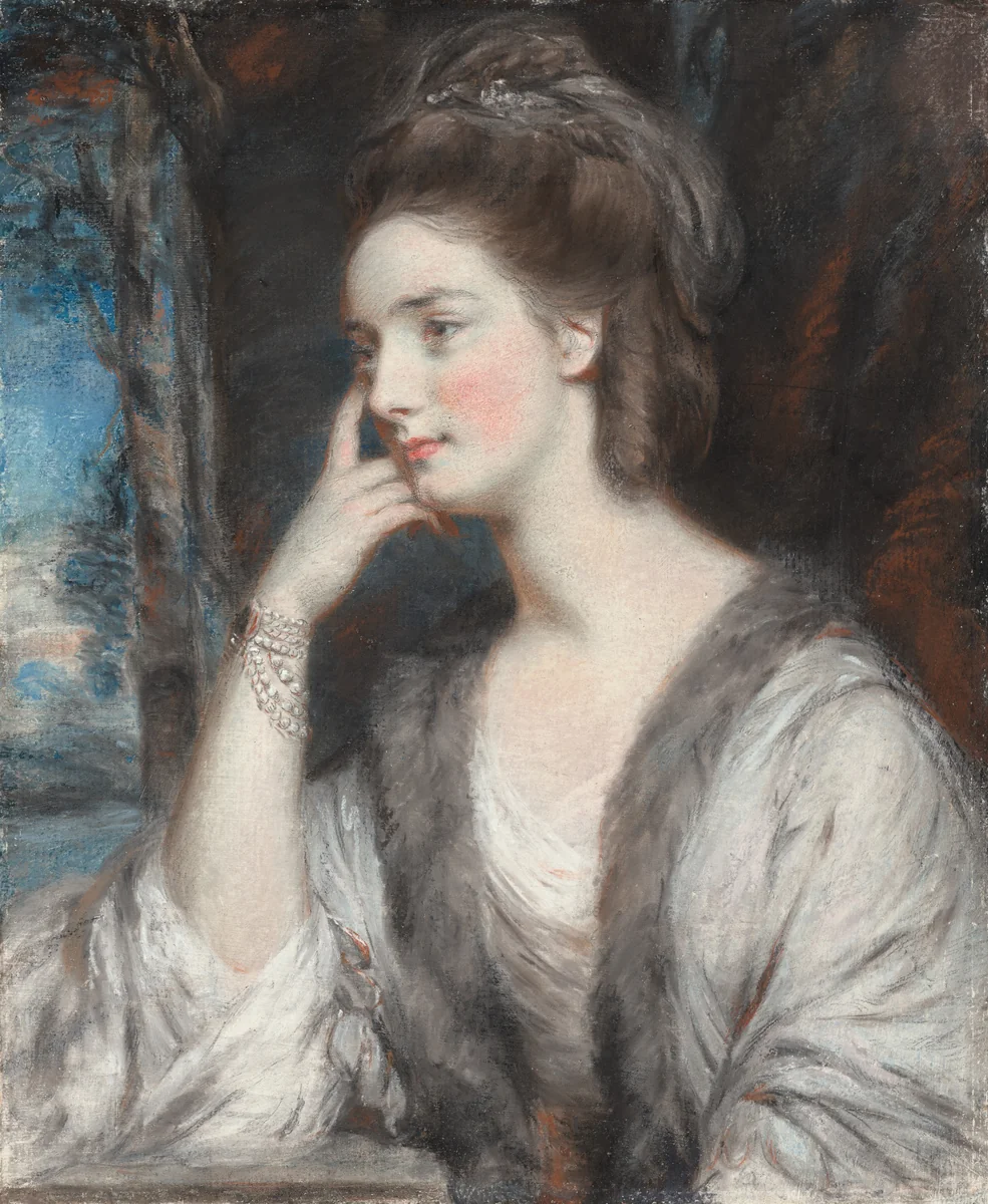 Charlotte, Lady Watkin Williams-Wynn by Daniel Gardner, drawing, 1770-1780