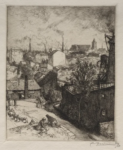 Souvenir de St. Denis by Auguste Louis Lepère, print, 1913
