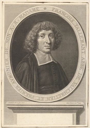 François Tallemant by Etienne Picart, print, 1645-1721