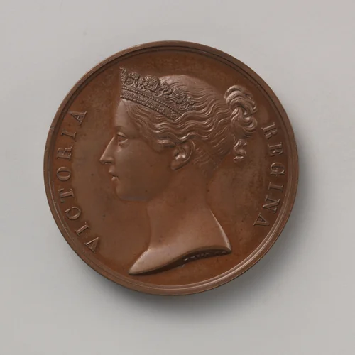 For Conspicuous Gallantry, granted by Queen Victoria, 1855 by William Wyon, metalwork, 1855