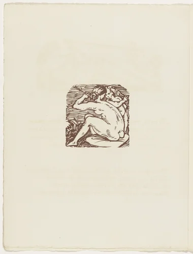 Vignette (folio 83 verso) from Les Amours (The Loves) by Émile Bernard, illustrated book, 1915