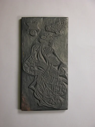 Printer's woodblock by Unidentified Artist, print, 1720-1740