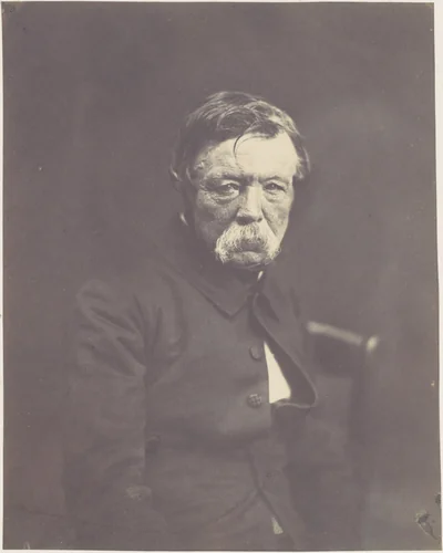 David D'Angers by Edouard Baldus, photograph, 1853