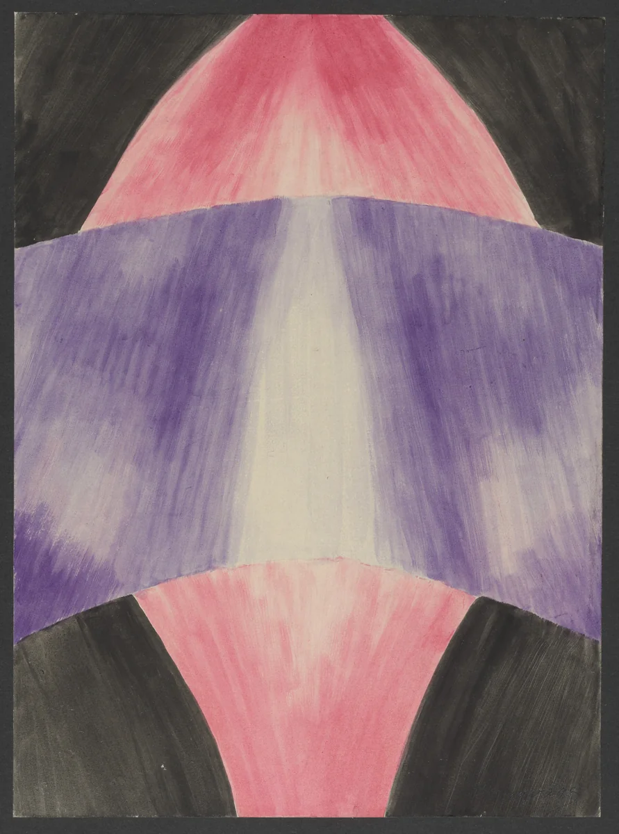 Colored Rhythm: Study for the Film by Léopold Survage, drawing, 1913