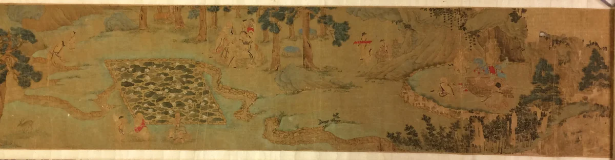 The Eighteen Sages of the Lotus Society by Artist Unknown, drawing, 1601-1700
