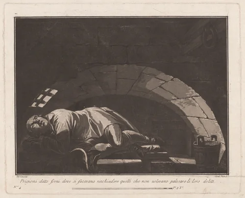 The "Ovens," for Those Who Wouldn't Admit Their Crimes by Giovanni De Pian; Francesco Galimberti, print, 1797