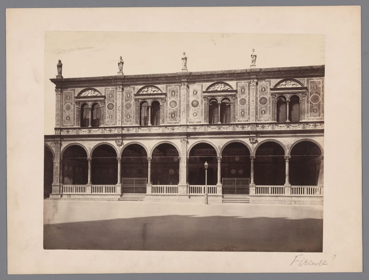 Loggia del Consiglio, Verona by anonymous, photograph, 1851-1900