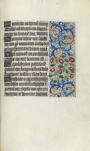 Book of Hours (Use of Rouen): fol. 111r by Master of the Geneva Latini, book, 1465-1475