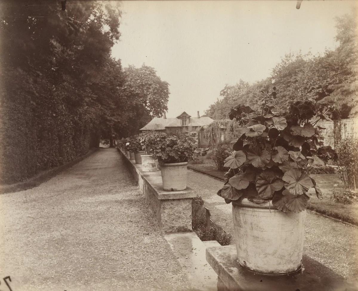 Bagatelle by Eugène Atget, photograph, 1915