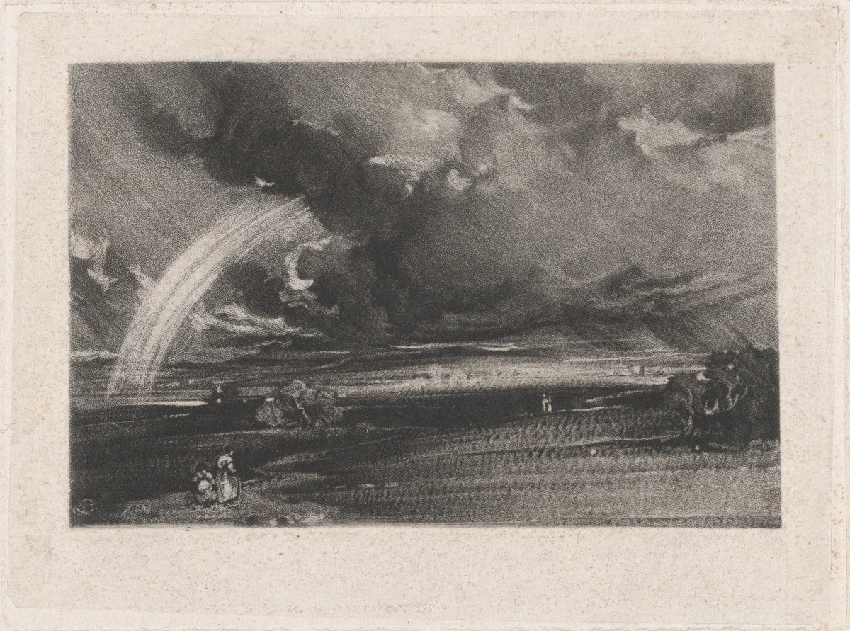 Departing Storm by David Lucas, print, 1829