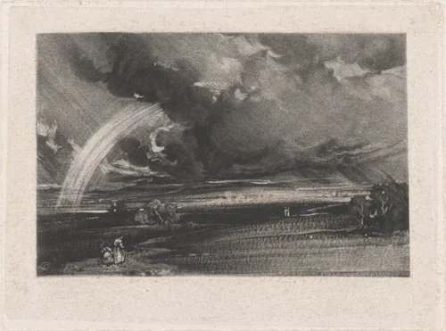 Departing Storm by David Lucas, print, 1829