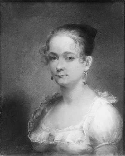 Mrs. Ichabod M. Cushman (nee Nancy Blymer) by Henry Williams, artwork, 1787-1830