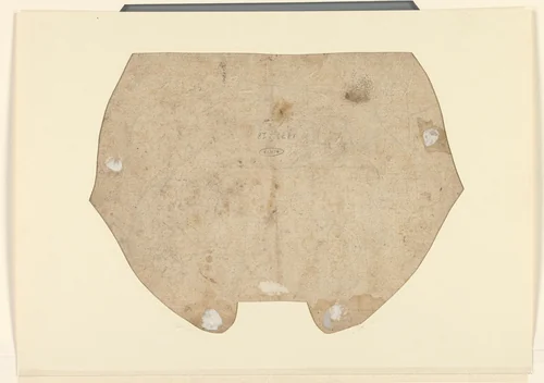 Schets voor figuur by Lancelot Blondeel, drawing, 1545-1550