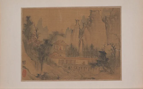 Landscape by Fan Hong, painting, 1368-1644
