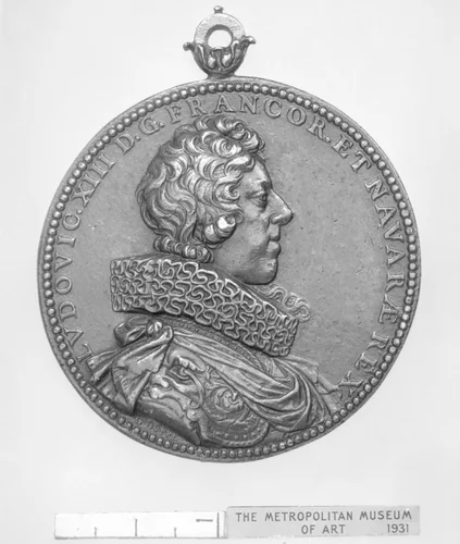 Louis XIII, King of France (b. 1601, r. 1610–43) by Guillaume Dupré, metalwork, 1620-1623