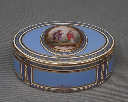 Snuffbox by Les Frères Toussaint, metalwork, 1800-1815