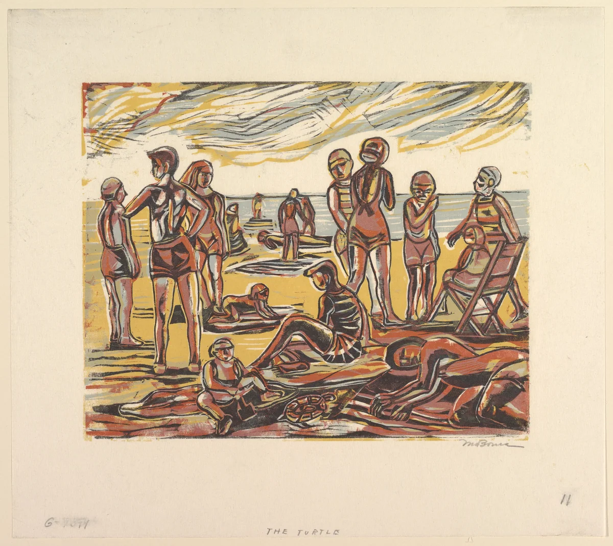 The Turtle by Mortimer Borne, print, 1935-1943