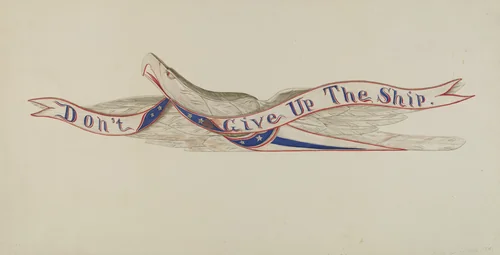 Carved Eagle by Alice Cosgrove, index of american design, 1942