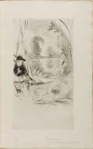 The Camp by James McNeill Whistler, print, 1861