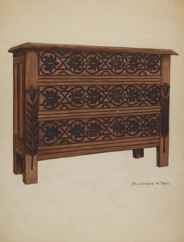 Chest of Drawers by Florence Neal, index of american design, 1936