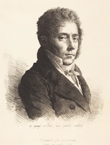 Coupin de La Couperie by Anne-Louis Girodet de Roussy-Trioson, print, 1816
