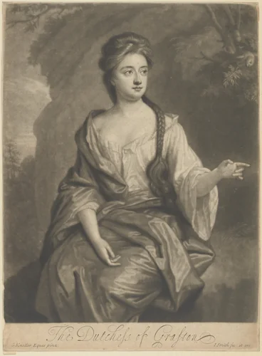 Isabella, Duchess of Grafton by John Smith, print, 1692