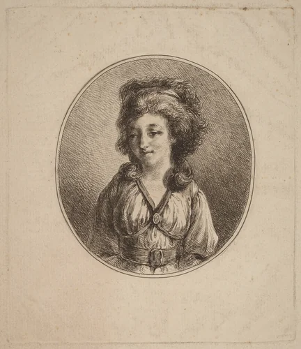 Anne-Dorothée, Duchesse de Courlande by Vivant Denon, print, 1790-1799