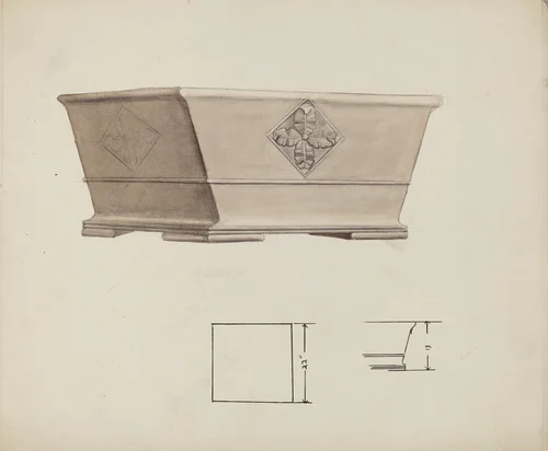 Urn Design by Charles Goodwin, index of american design, 1940