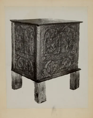 Pa. German Jamb Stove (Five Plate) by Charles Von Urban, index of american design, 1936